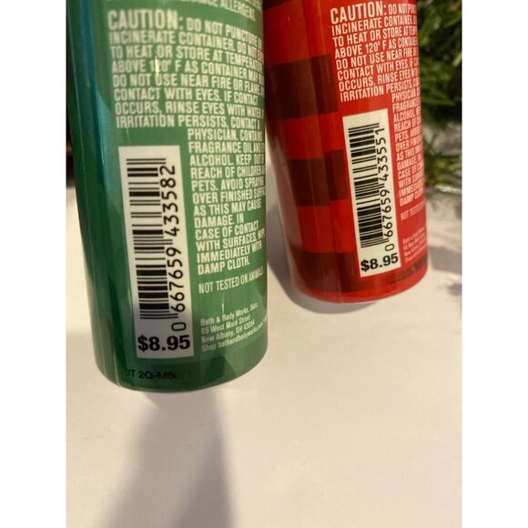 Bath & Body Works Christmas Holiday Winter Scented Room Sprays X 2 - Picture 5 of 8